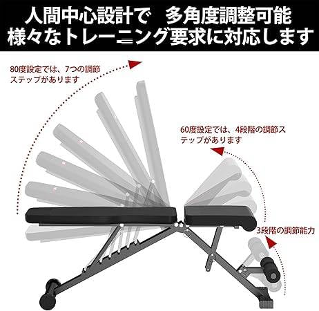 Amazon.co.jp: トレーニングベンチ インクラインベンチ ダンベル